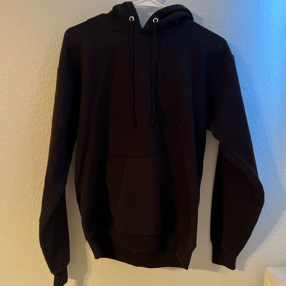 Plain Black Hoodie